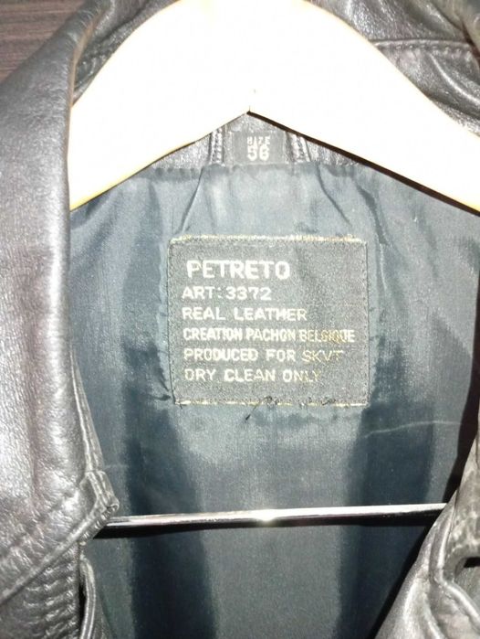 Кожаный плащ производства Бельгия