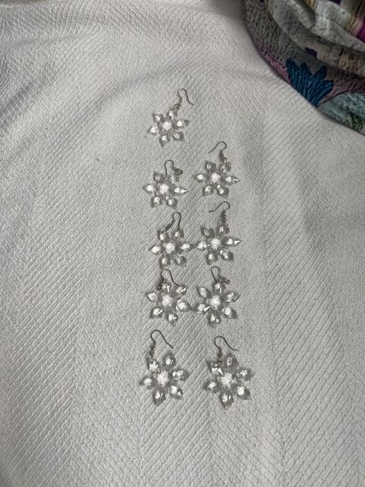 Gwiazdki przezroczyste ozdoby dekoracyjne