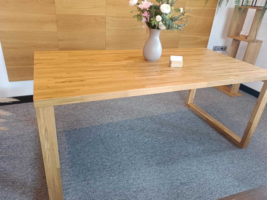 Stół dębowy 180x90 cm, DOSTĘPNY, do biura i domu