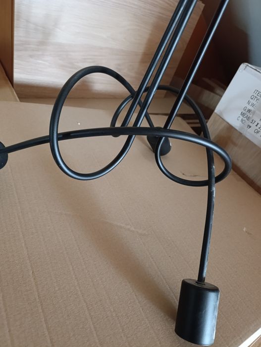 Lampa żyrandol loft młodzieżowy