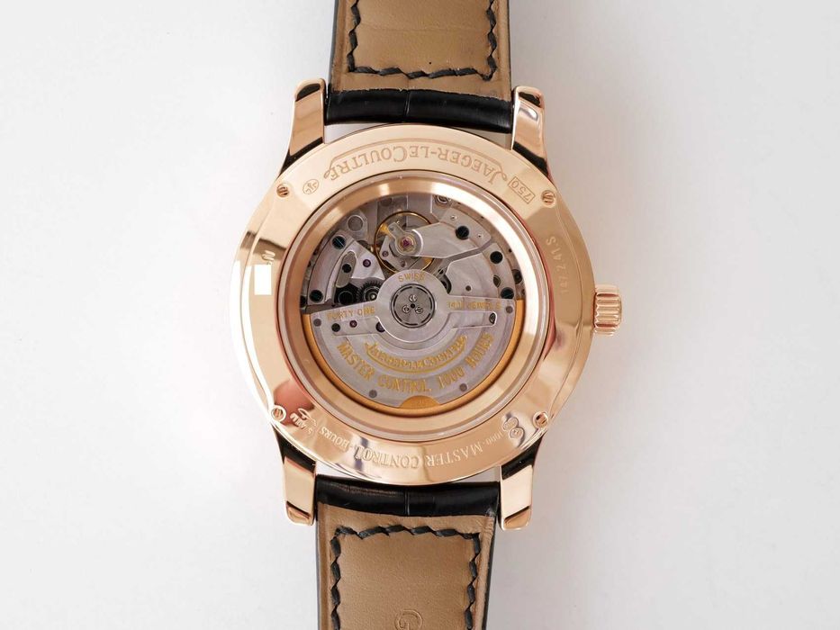 Jaeger-LeCoultre Master Calendar 18k Rose Gold Silver Dial