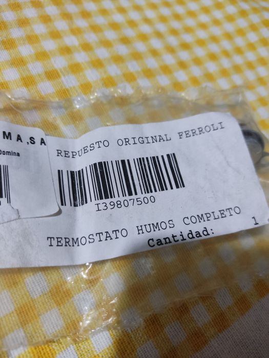 Termostato de fumos completo Ferroli