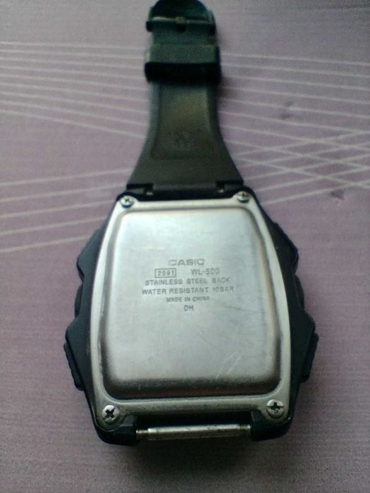 Casio WL-500 Though Solar (niebieski otok) Unikatowy