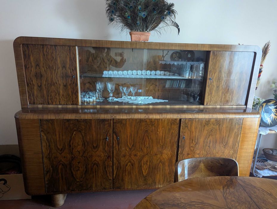 Kredens vintage z witrynką