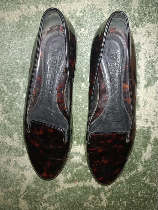 Шкіряні жіночі лофери Alexander McQueen (Оригінал)