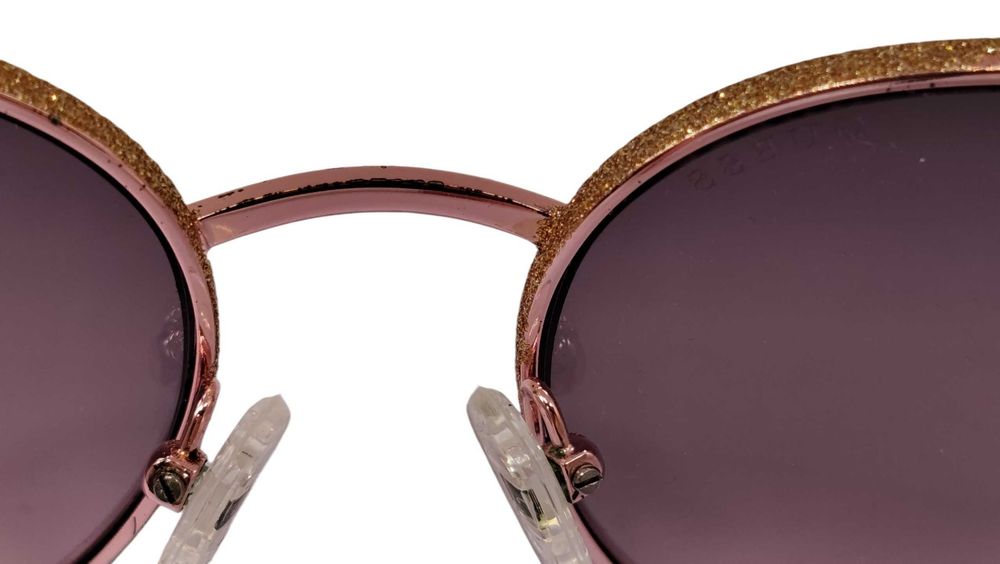 Óculos de Sol Guess Redondos Ouro Rosa + Estojo Original