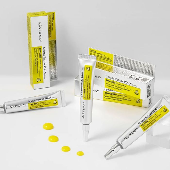 MARY&MAY Spicule Retinol PDRN Cream 15g | Mikroigły | Retinol