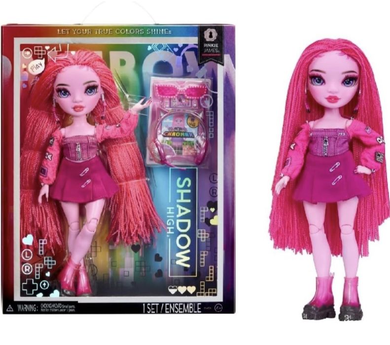 RAINBOW HIGH лялька шарнірна колекційна рейнбоу хай Shadow High 3 Pinkie James