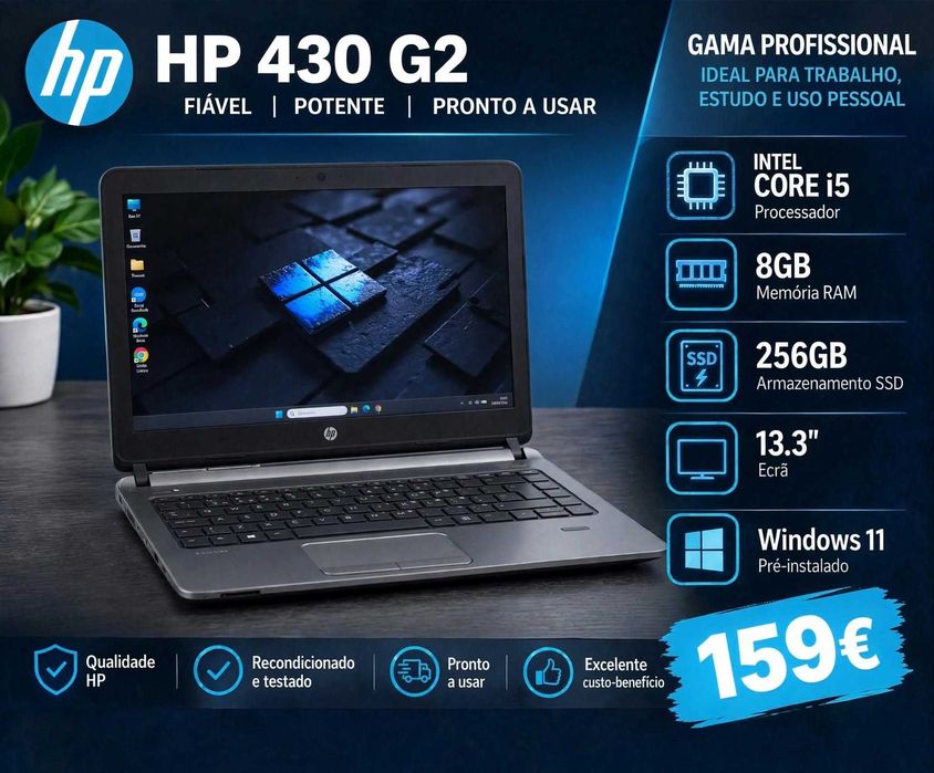 HP Probook 430 G2 - Intel Core i5 / 8Gb / SSD 240Gb