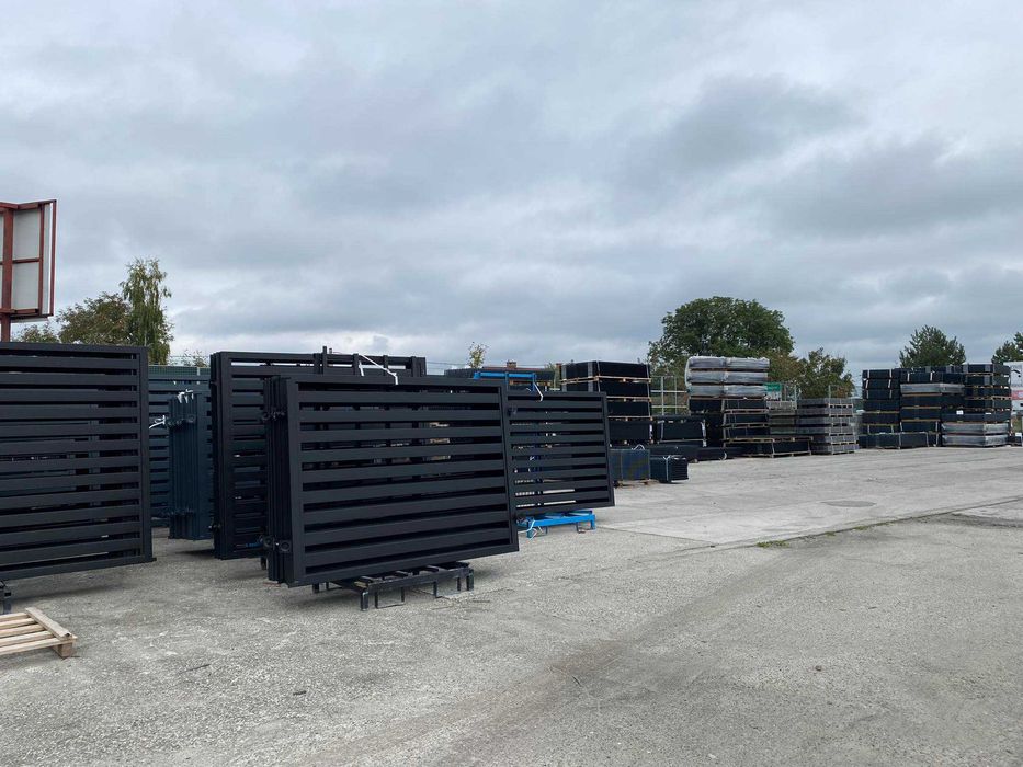 NOWOCZESNE Ogrodzenie panelowe 123 cm /fi 4 - 45zł/1mb