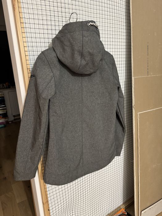 Kurtka przejściowa Schmuddelwedda szary melanż r. S, nowa