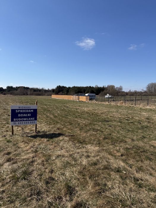 Działka budowlana Michałki nad jeziolem Kalwa , koło Pasymia