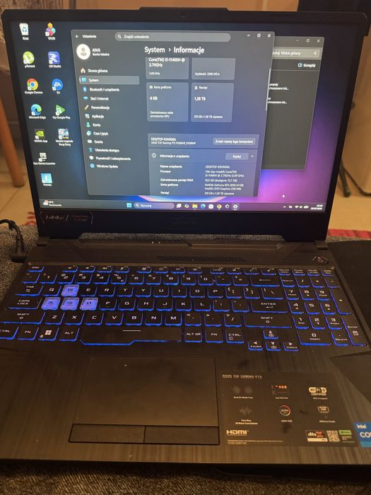 Asus tuf gaming F15