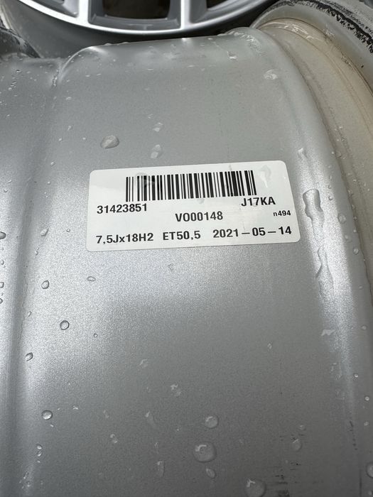 Диски литі оригіна Volvo 5/108/18