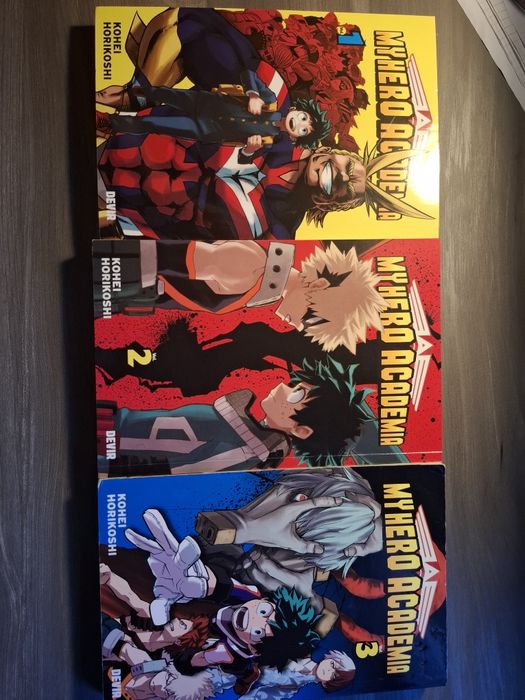 Mangá de My Hero Academia 1-3