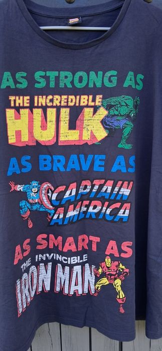 Koszulka t shirt Marvel iron man captain american xxxxl 4xl bawełna