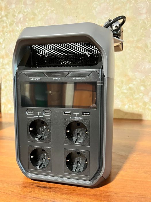 Зарядна станція EcoFlow Delta 3, 1800 Вт, 1024 Вт*год