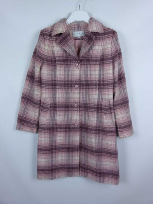 Hennes płaszcz jesionka krata / 34 - S