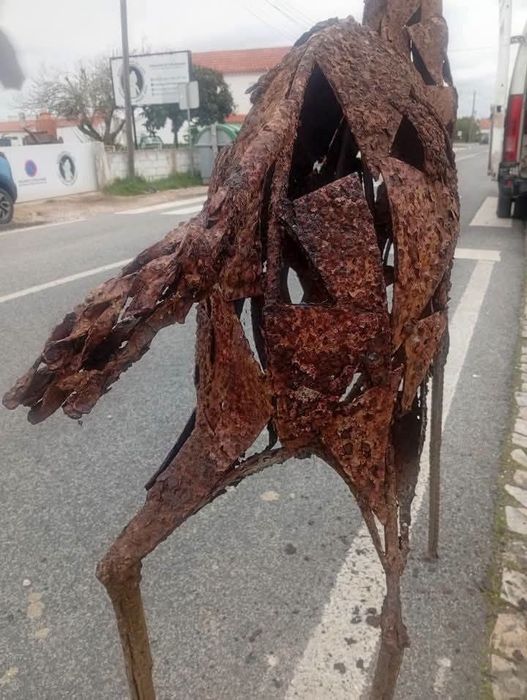 Veado decorativo em ferro