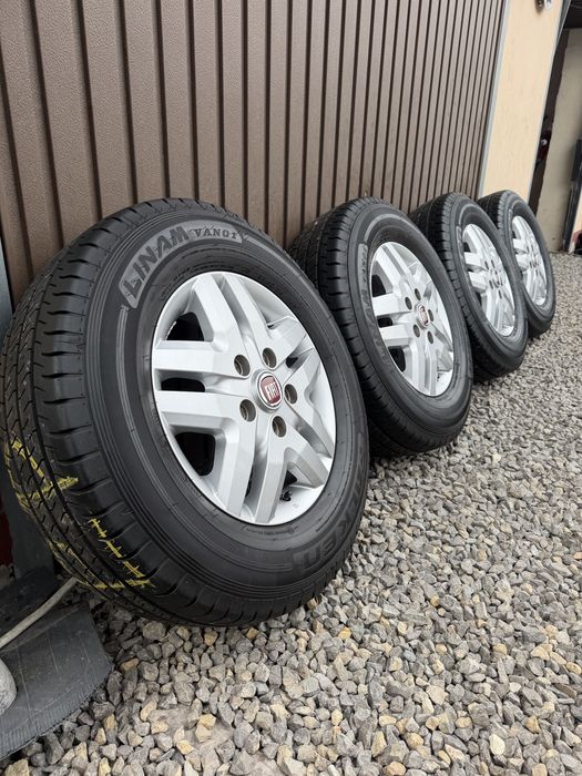 Felgi z Oponami 16” Fiat 5x130 215/75/16c Ducato Jumper Boxer Demo/Now