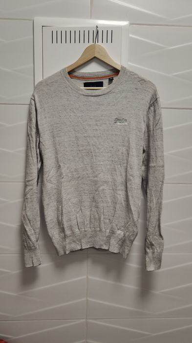 Sweter Superdry r. M kaszmir szary