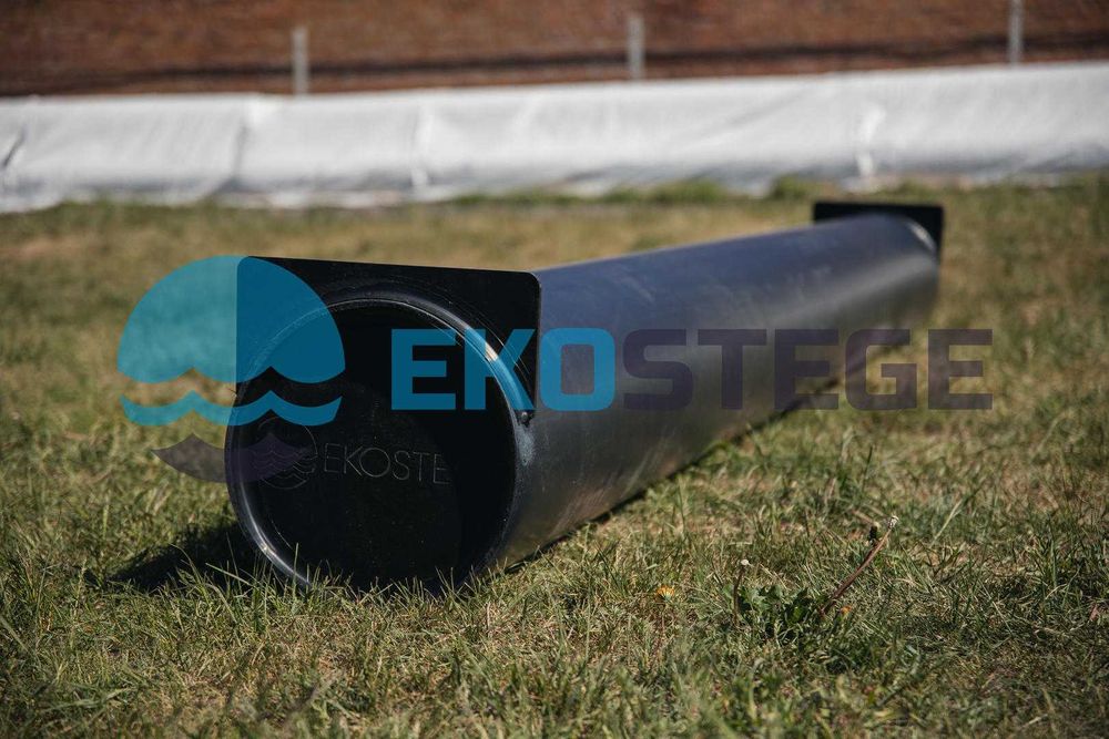 Pływak rurowy PE-HD Ø500mm - 4m, pomost pływający, platforma pływająca