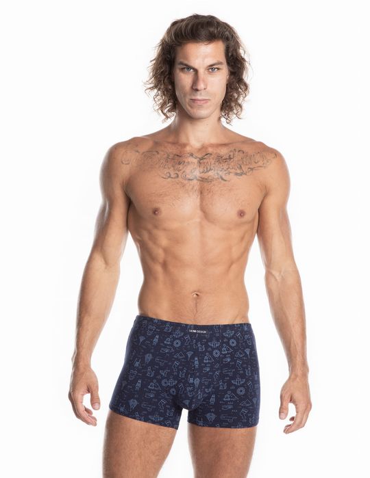 Lama Bokserki Męskie Granatowe R. Xl