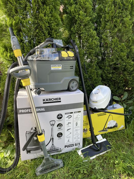 Оренда пилососа для хімчистки та пароочисника Karcher та продаж хімії