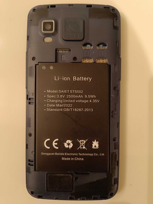 Telefon dla seniora smartfon SAIET STS502