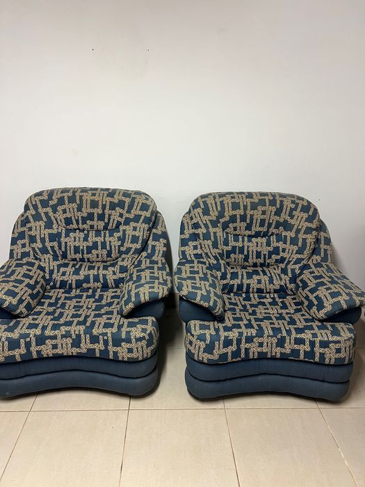 Sofá Cama + 2 Sofás Individuais