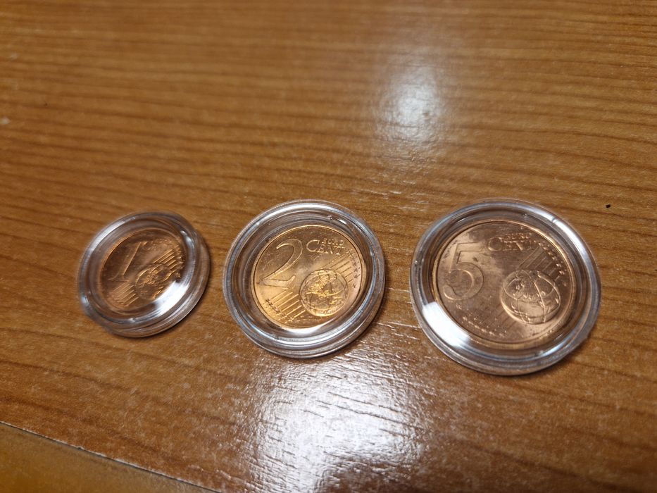 3 moedas Monaco 2001