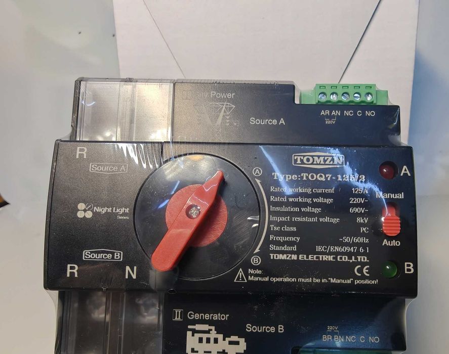 АВР TOMZN Night Light Series (TOQ7-125): Новый Стандарт Надежности