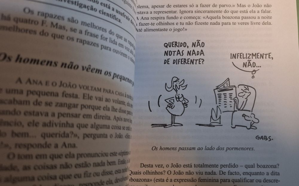 Porque é que os homens nunca ouvem nada...