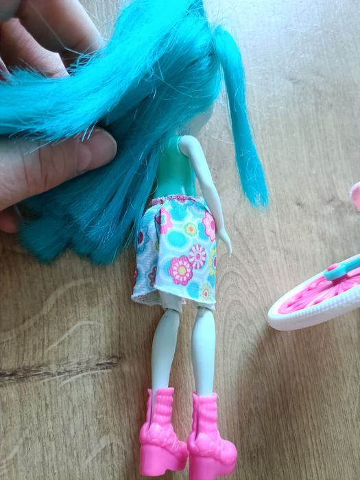 Enchantimals lalka zwierzątko żółw rower