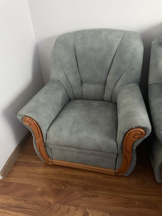 Sofa i dwa fotele bdb+