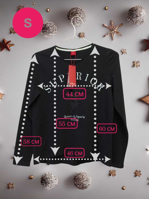 Лонгслів S.OLIVER з принтом / S