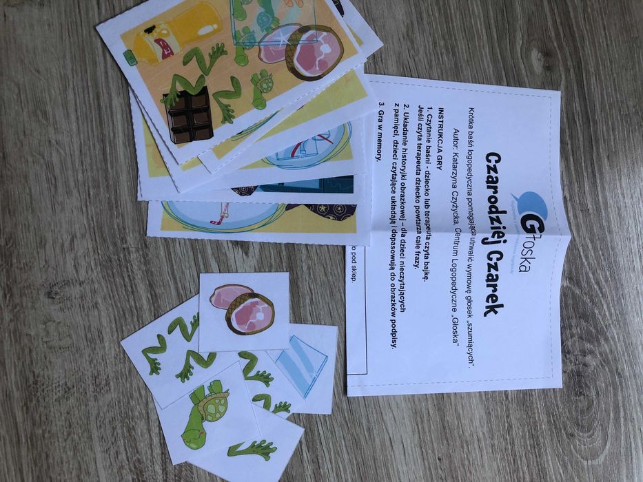 Pomoce logopedyczne. Zagadki.