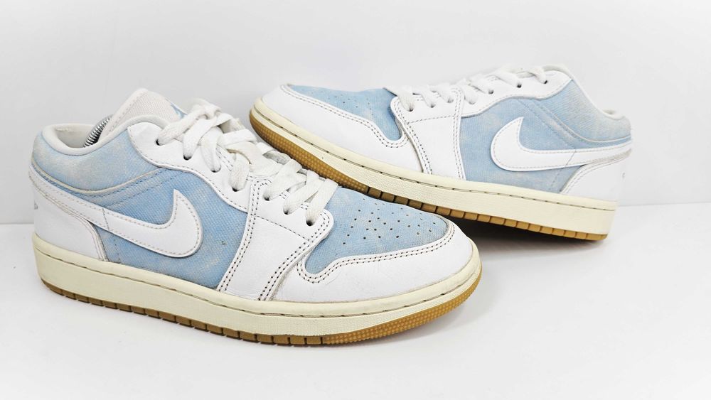 Nike Air Jordan 1 Low SE biało błękitne r.40 eu