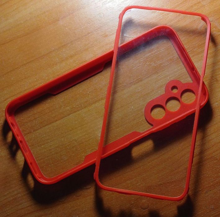 Двусторонний прозрачный чехол на Samsung a24