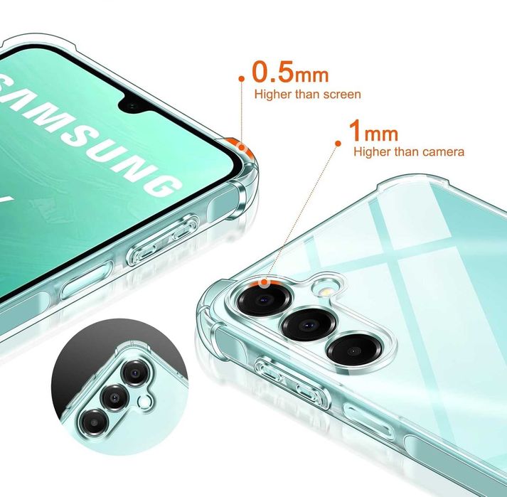Etui Anti-Shock do Samsung Galaxy A16 5G + Szkło Hartowane