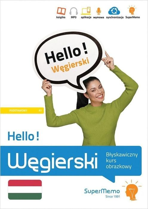 Hello! Węgierski. Błyskawiczny Kurs Obrazkowy A1  Natalia Wajda