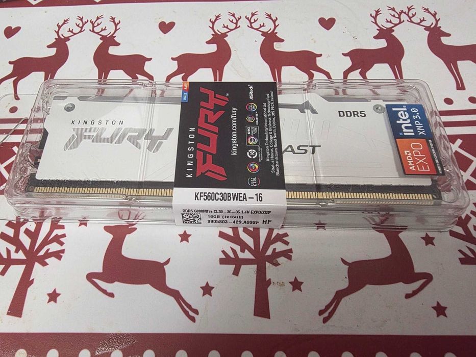 Pamięć RAM Kingston Fury Beast 16GB DDR5 6000MHz CL30