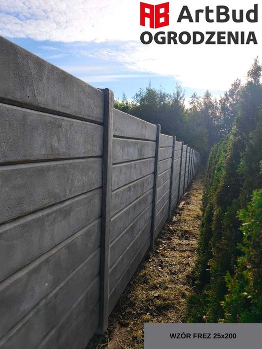 Ogrodzenia betonowe, dostawa, montaż Czersk
