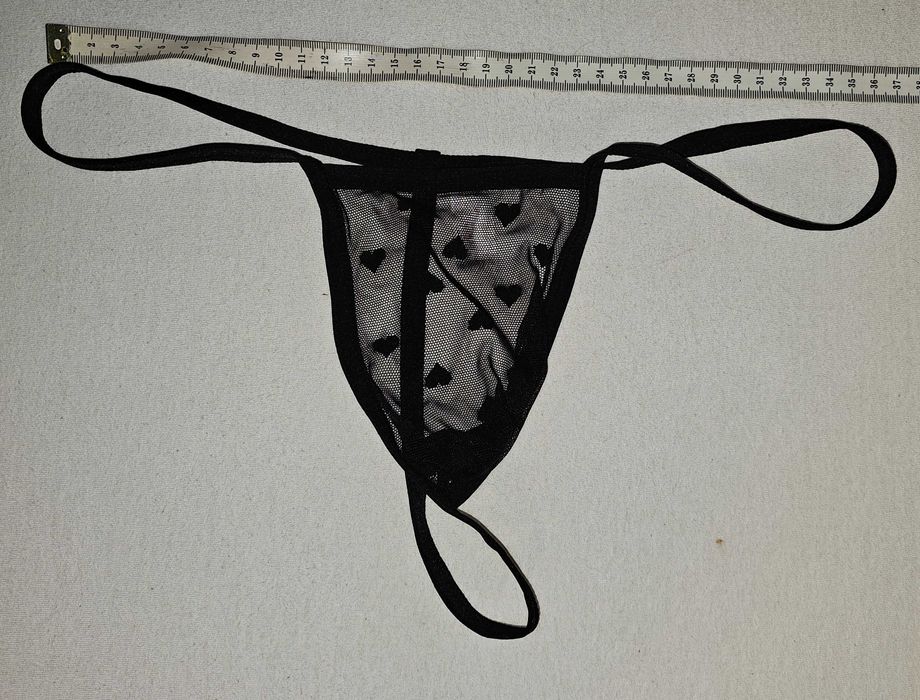 Stringi męskie czarne XL