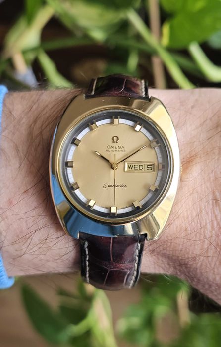 Omega Seamaster automatic 14k Gold Filled 39 mm b/k