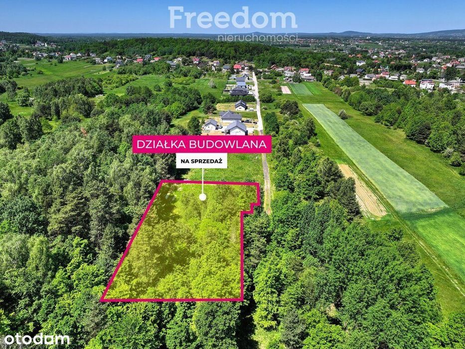 Atrakcyjna, kamerlana działka budowlana w Jaworzni