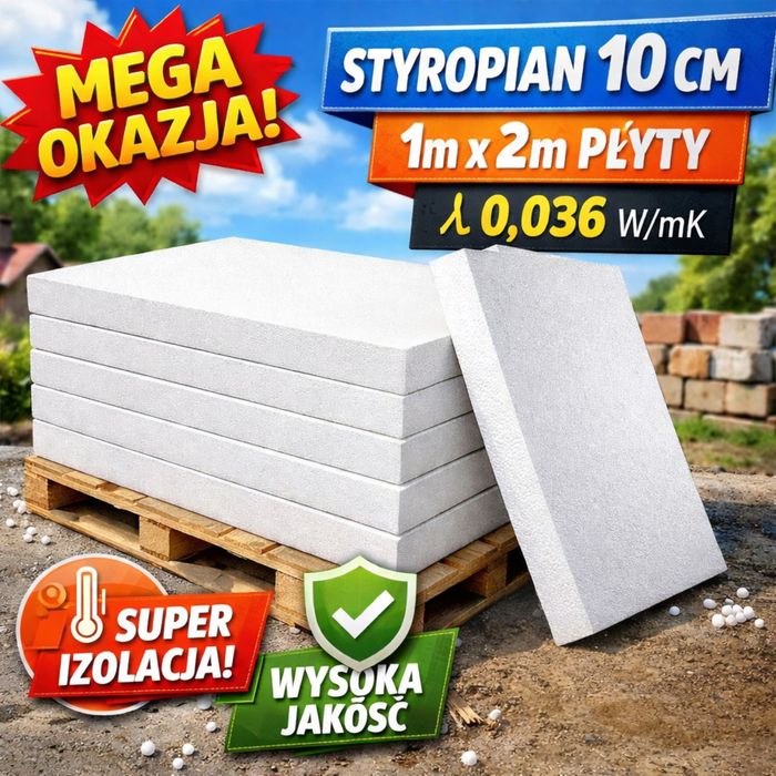 Styropian dach podłoga elewacja płyty