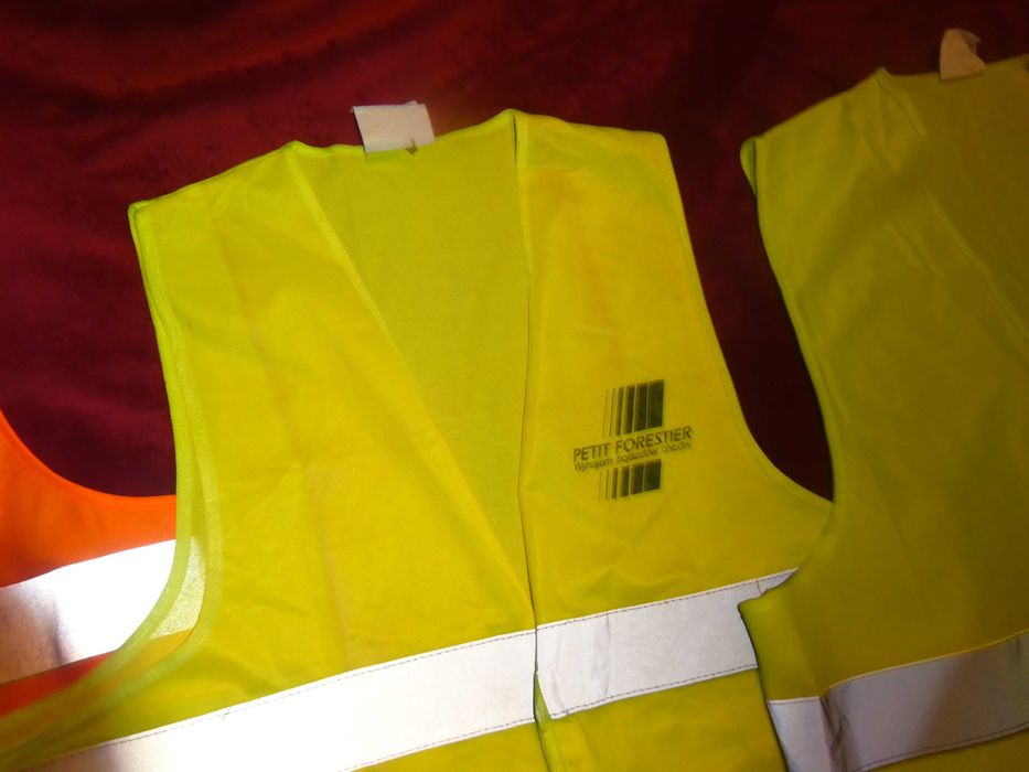 3 szt. XXL XL kamizelka odblaskowa BHP robocza kamizelki odblaskowe