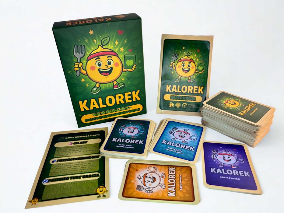 KALOREK – edukacyjno-rozrywkowa gra karciana o zdrowym stylu życia