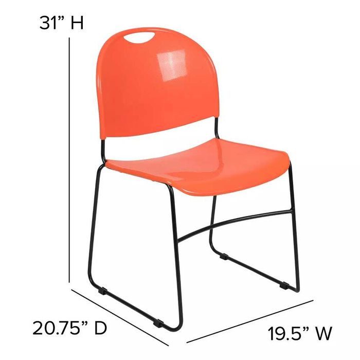 Cadeira de design "Emma and Oliver" -  Vermelho